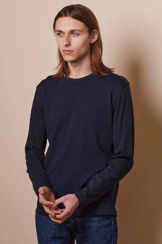Men's Sleeveless Shirts for Summer ComfortMen's Long Sleeve T Shirt - Navy