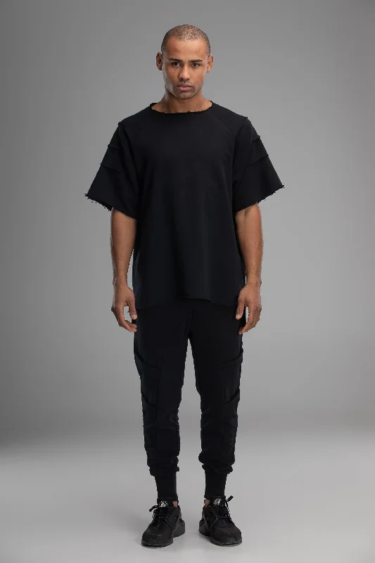 Casual Men's T-ShirtsGeometric oversized T-shirt