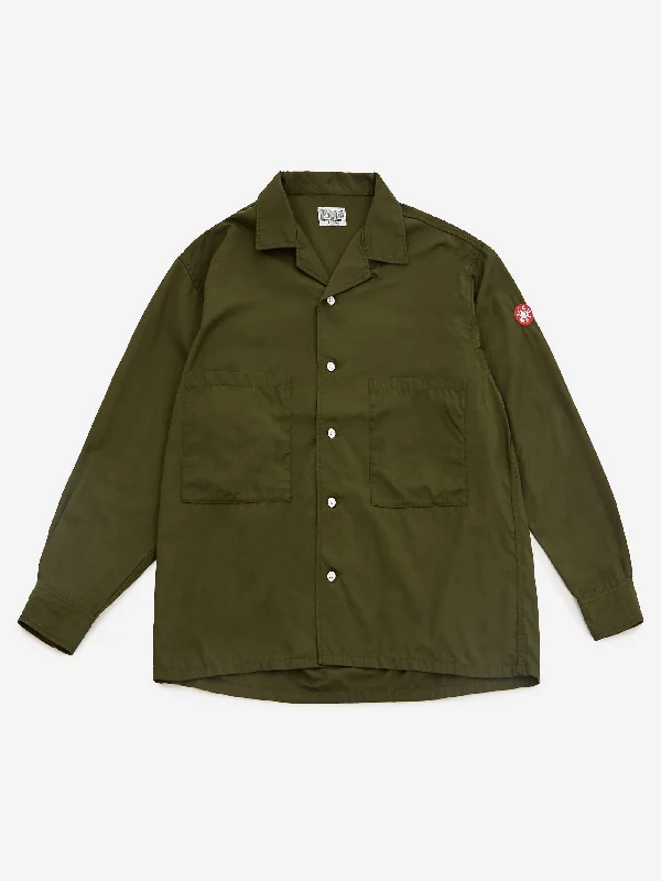 Men's Weekend Shirts for Leisurely OutingsC.E Cav Empt CN Twill Open Shirt - Green