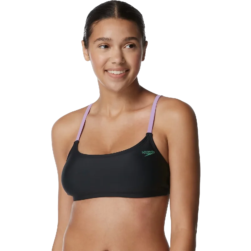 Women's Strappy Scoop Neck Top