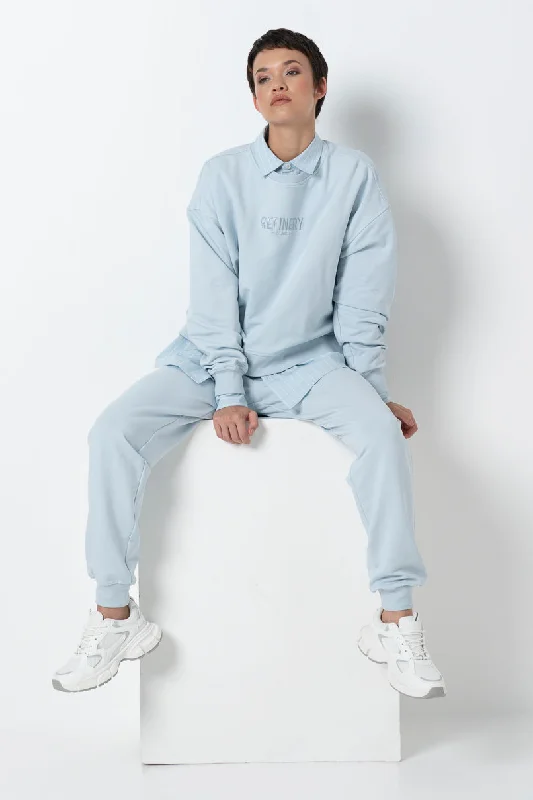 Men's Drawstring Pants for AdjustabilityTrack Pants _ 157966 _ Light Blue