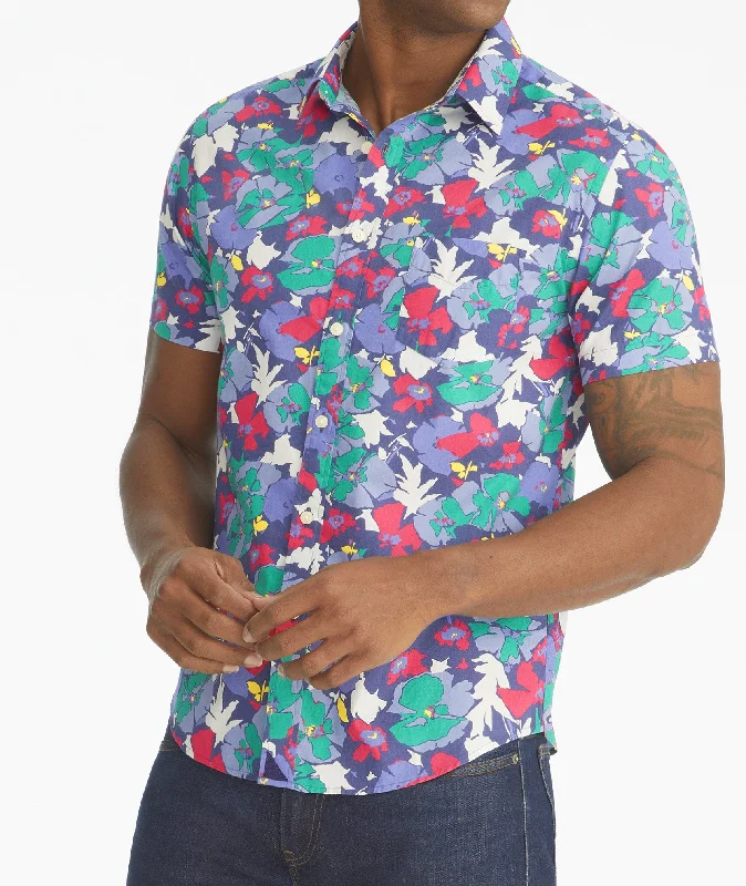 Men's Button-Down Collar Shirts for Staying PolishedCotton Short-Sleeve Ramisco Shirt - FINAL SALE