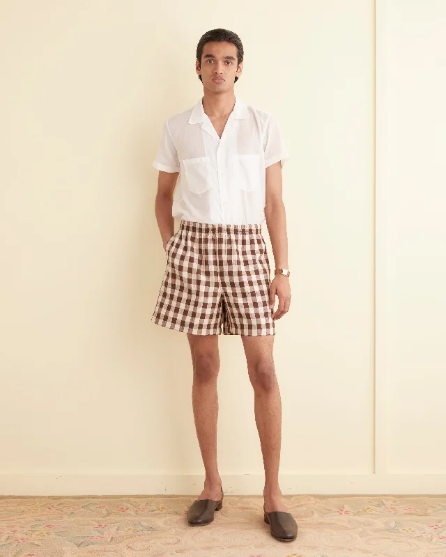 Men's Unique and Designer Bottom Wear for a Statement LookGilbert Check Shorts