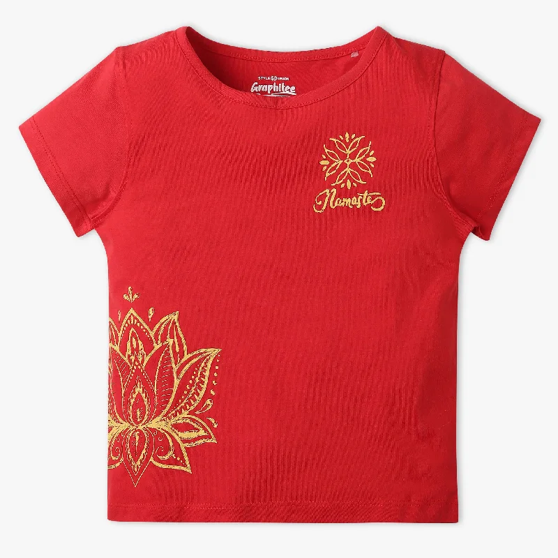 Men's Shirts with Antimicrobial TreatmentGirls Graphic Crew Neck Fun Playtime T-Shirt
