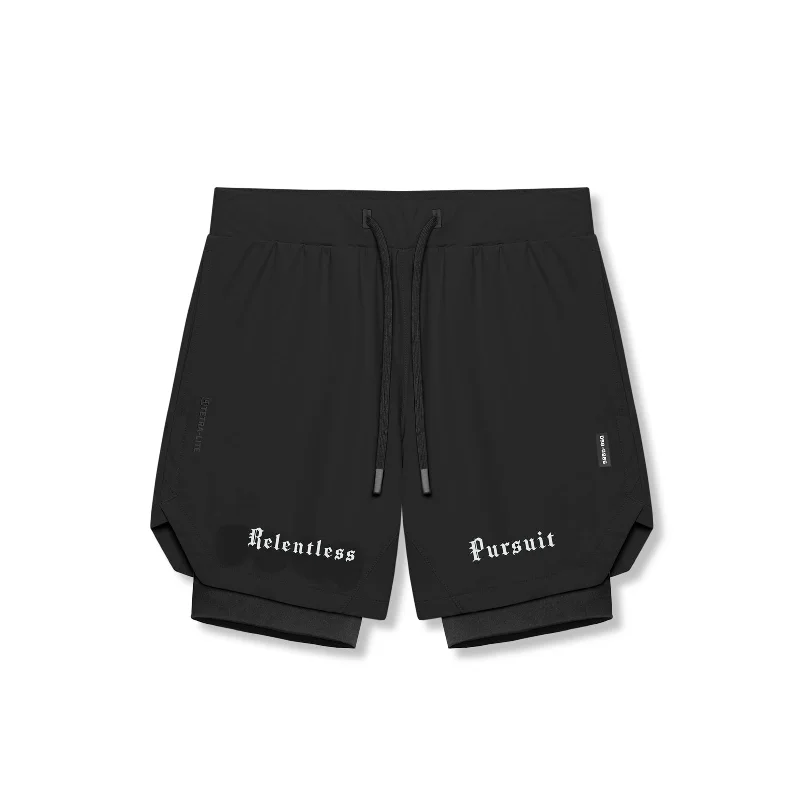 Men's Pants with Water-Resistant Fabric0866. Tetra-Lite® 7" Liner Short - Black "RP"/Black