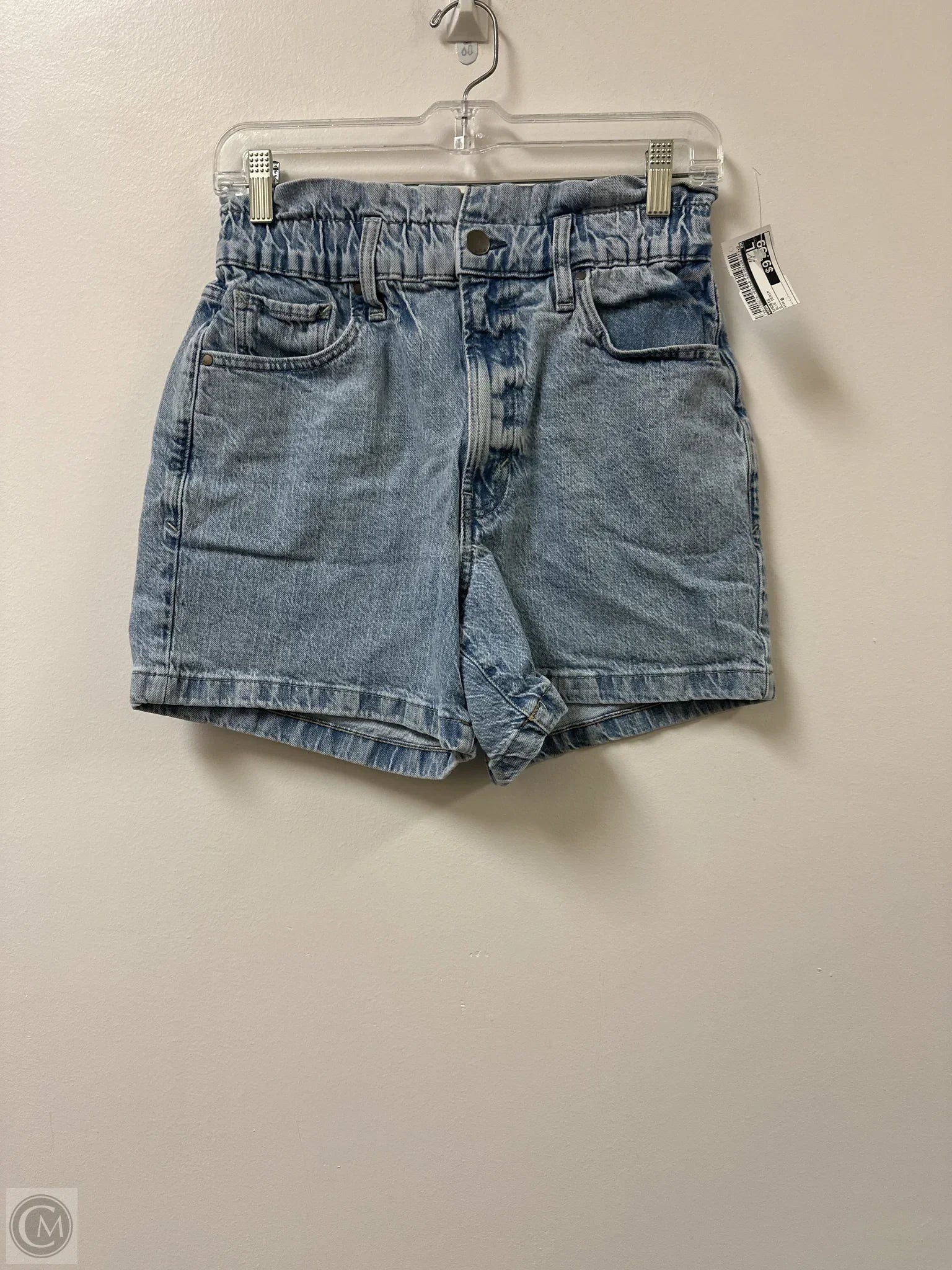 Warm Men's Fleece-Lined PantsShorts By Ana In Blue Denim, Size: 6