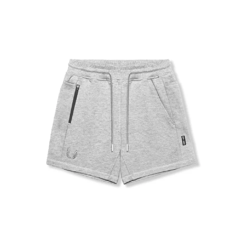 Men's Velcro-Closure Pants for Convenience0867. Tech-Terry™ Sidelock Sweat Short - Heather Grey
