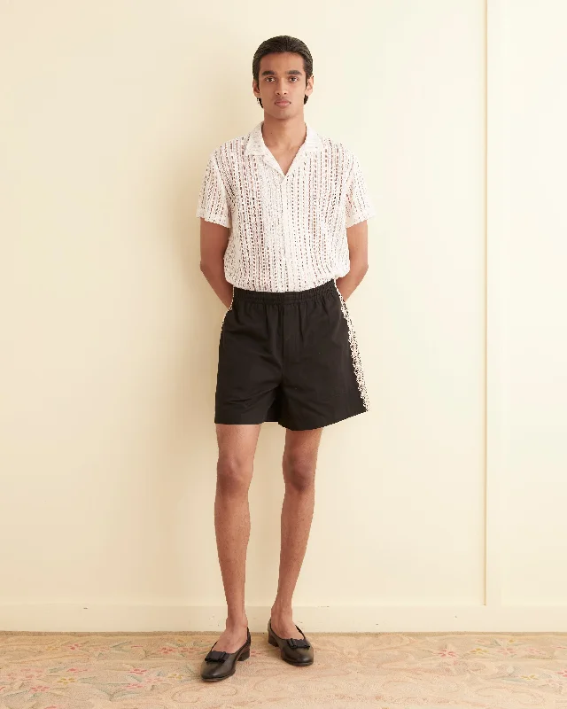 Men's Pants with Slant PocketsLacework Shorts