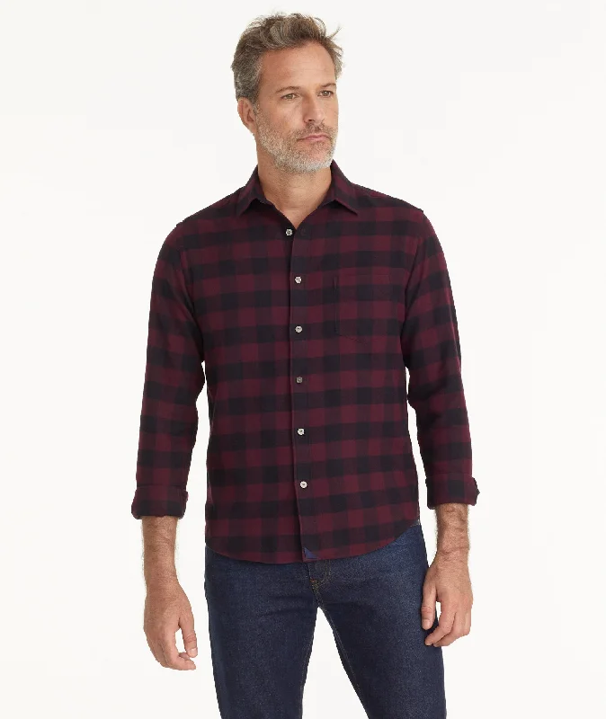 Men's Patterned Dress Casual Shirts for Smart-Casual EventsFlannel Barrelstone Shirt - FINAL SALE