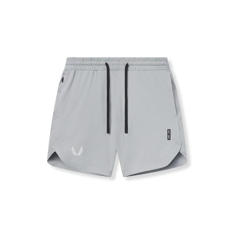 Men's Yoga Pants for Flexibility0994. AeroSilver® 7" Linerless Short - Slate Grey