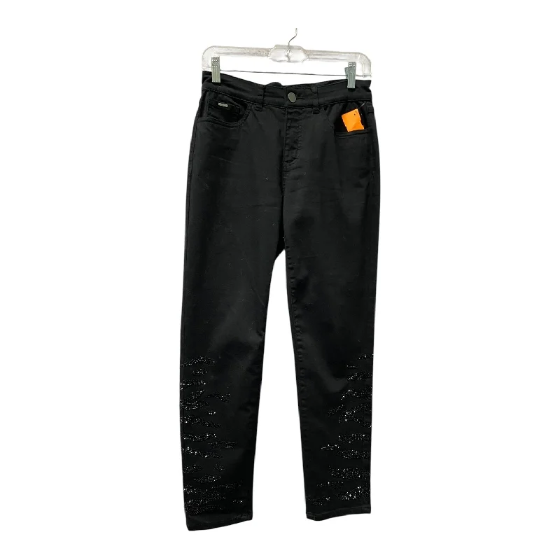 Flexible Stretch Men's JeansJeans Straight By French Dressing In Black, Size:6