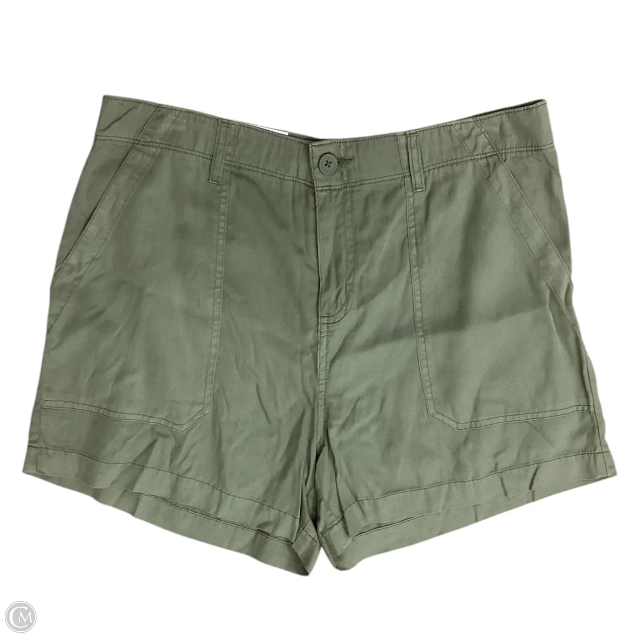Men's Pants with Logo EmbossmentsShorts By Sanctuary In Green, Size: 12