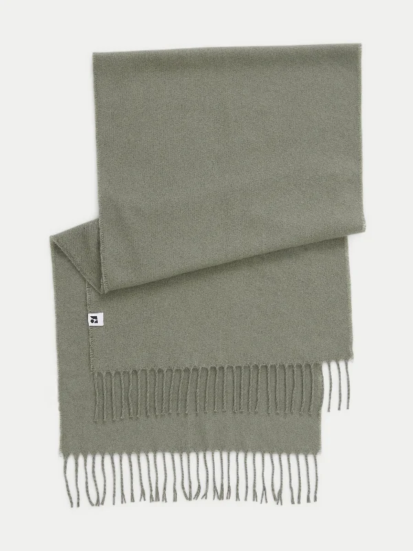 The Solid Scarf in Vetiver Green