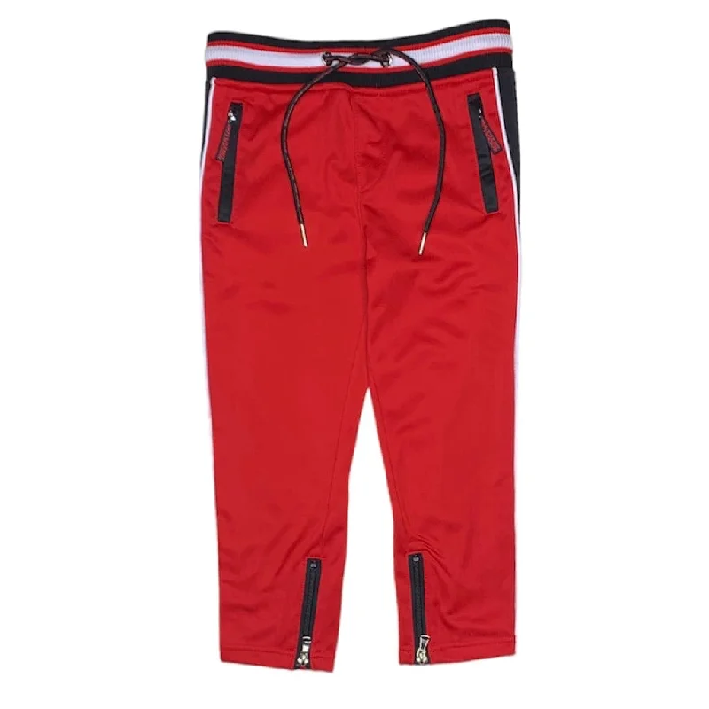 Men's Relaxed-Fit Pants for ComfortKids Rockstar Striped Jogger (Red) - rsk1209