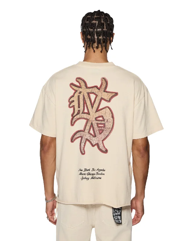 Classic Men's Button-Up ShirtsPLAYOFF EKCESS SS TEE DUSTY DESERT