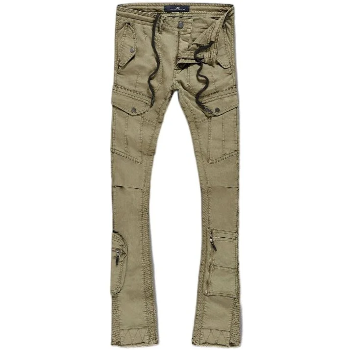 Men's Button-Fly Pants for a Traditional TouchJordan Craig Martin Stacked Aviation Cargo Pants (Sage) JTF220