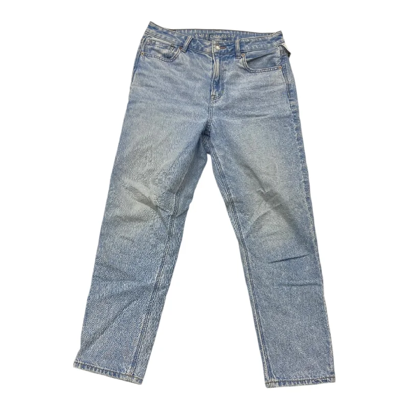 Light Wash Men's JeansJeans Straight By American Eagle In Blue Denim, Size:6