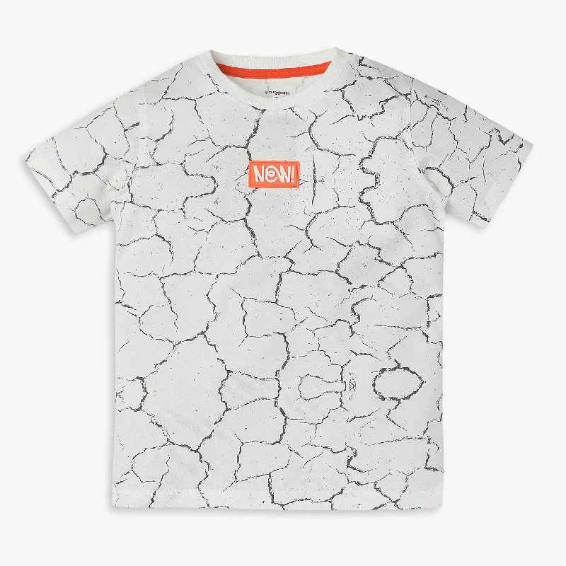 Elegant Men's Dress ShirtsBoys Regular Fit Printed T-Shirt