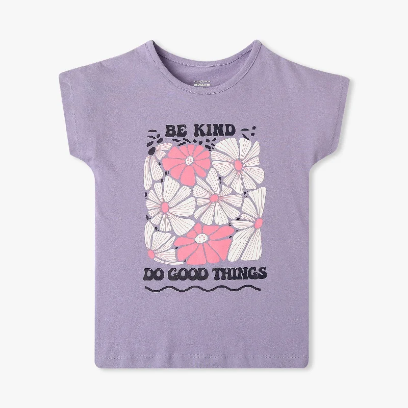 Men's Shirts with Contrast StitchingGirl's Regular Fit Graphic T-Shirt