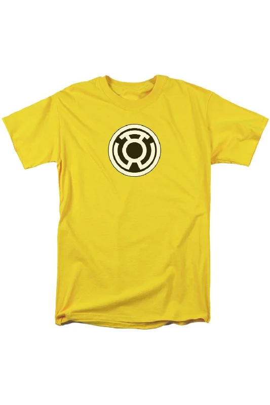 Men's Shirts for FishingGreen Lantern Sinestro Corps Logo Short Sleeve Adult Tee / T-Shirt