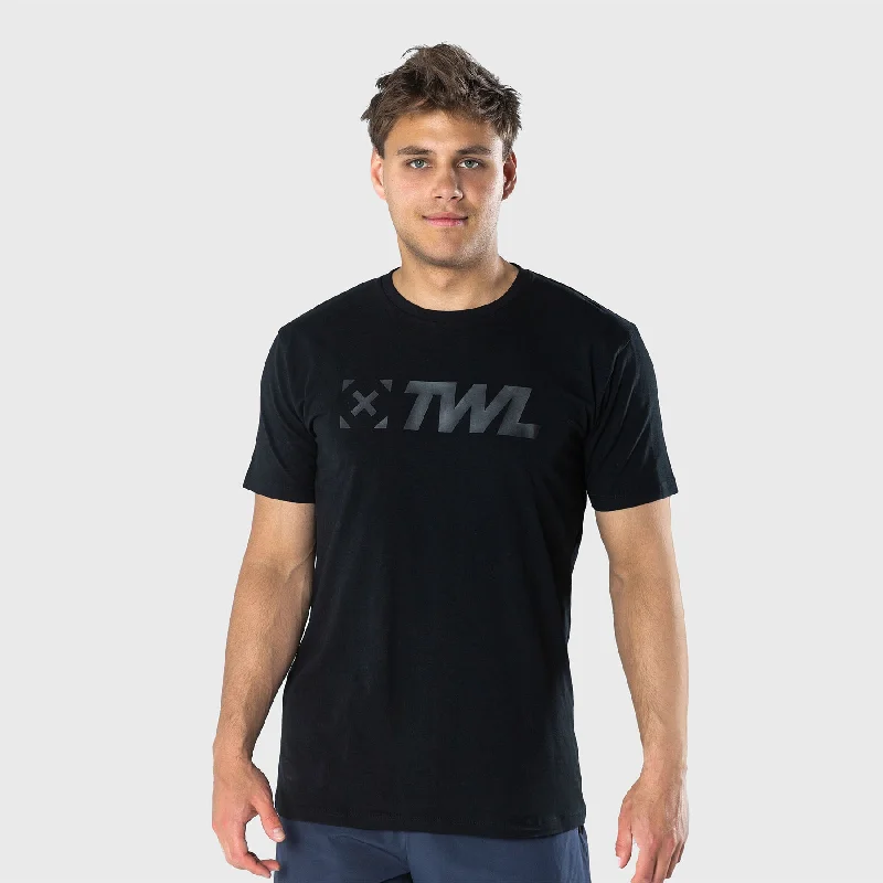 Men's Shirts with Snap ButtonsTWL - MEN'S EVERYDAY T-SHIRT - TRIPLE BLACK