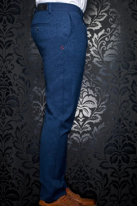 Men's Relaxed-Fit Pants for ComfortAU NOIR | Ultra Stretch Pants | Wesson Lancaster Navy