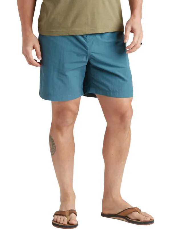 Men's Zippered Pants for SecuritySalado Shorts In Mid Blue
