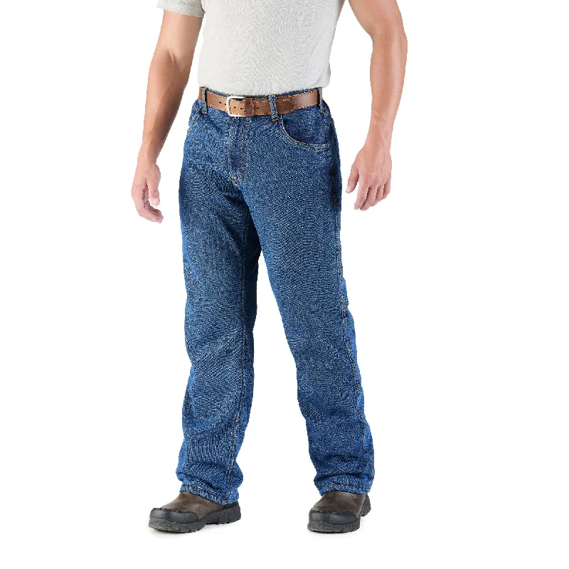 Men's Pants with Wrinkle-Resistant FabricHeartland Fleece-Lined Denim Jean