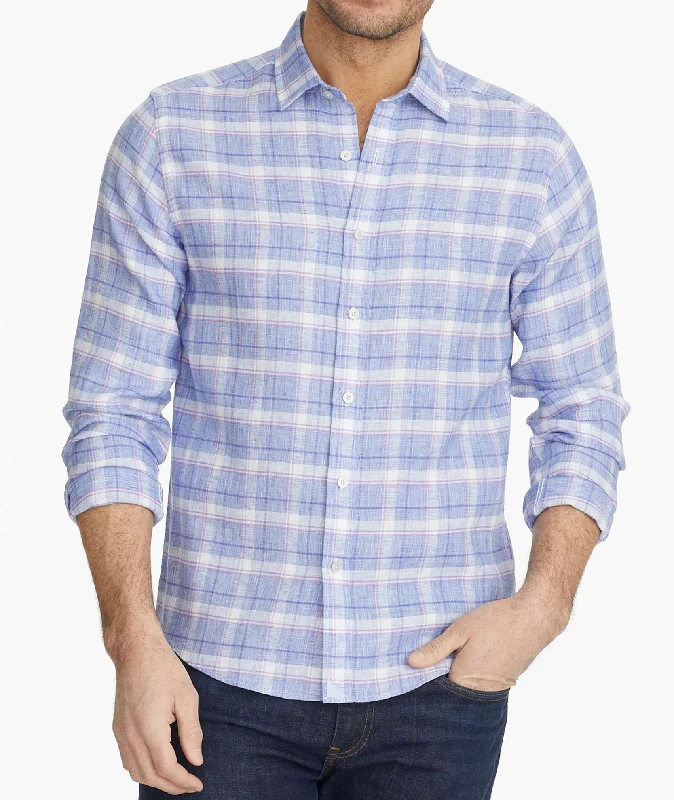 Men's Hawaiian Shirts for a Tropical VibeWrinkle-Resistant Linen Berardo Shirt - FINAL SALE