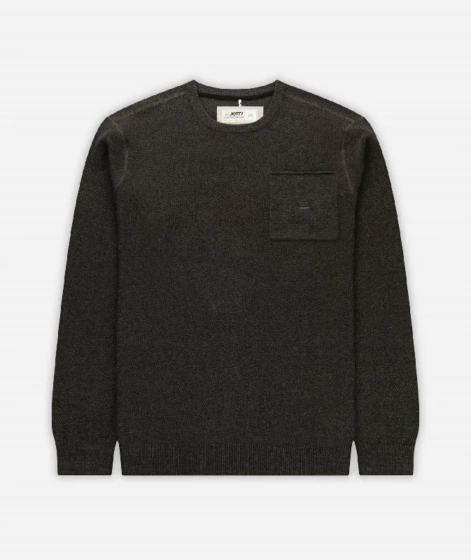 Men's Brine Sweater In Charcoal