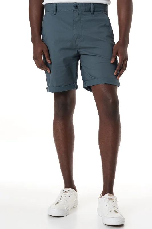 Men's Low-Waisted Pants for a Casual VibeChino Shorts _ 151710 _ Petrol