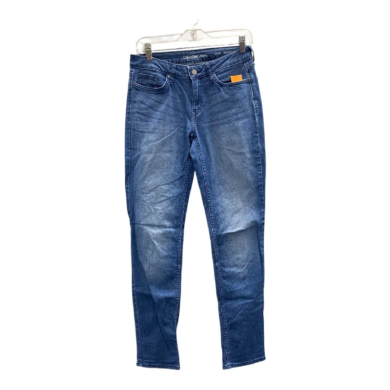 Premium Quality Men's Jeans for Every OccasionJeans Straight By Calvin Klein In Blue, Size:6