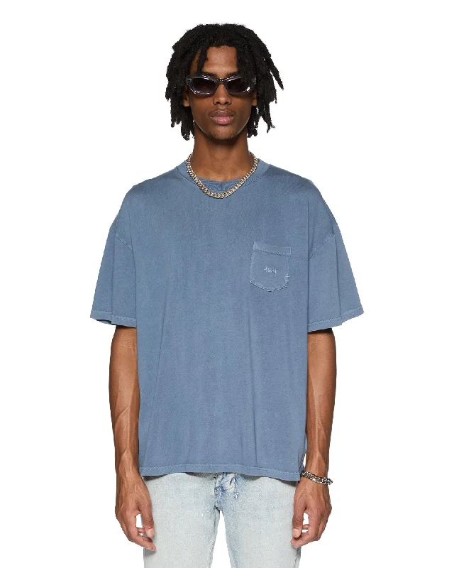 Breathable Men's Mesh TopsEST POCKET SS TEE DEEP END