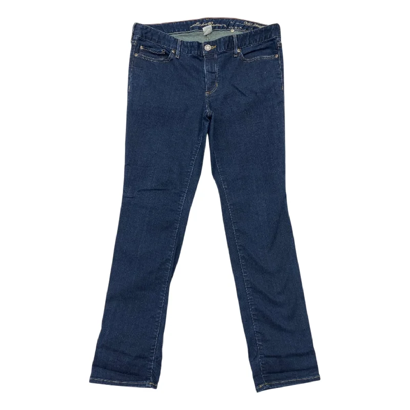 Authentic Raw Denim Men's JeansJeans Straight By Eddie Bauer In Blue Denim, Size:10P