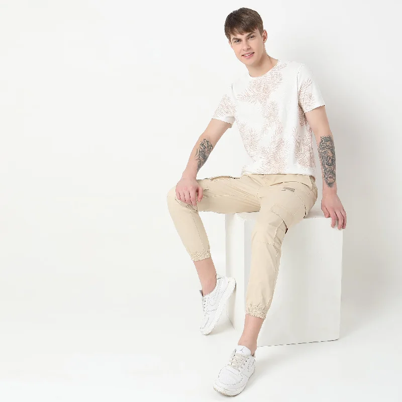 Men's Shirts with Geometric PatternsRegular Fit Printed T-Shirt