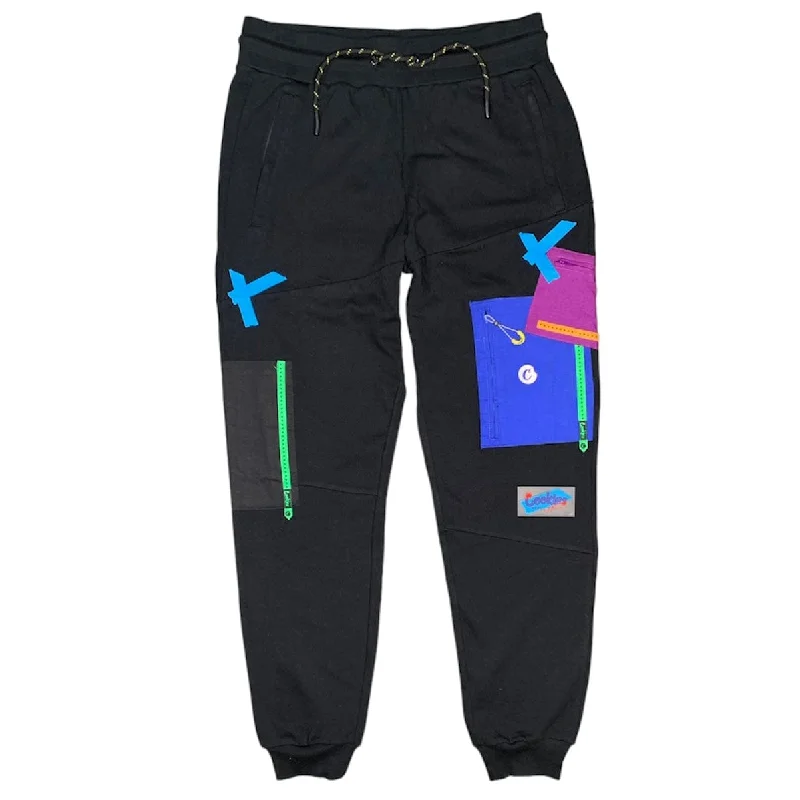 Versatile Men's ShortsCookies All Conditions Jogging Pants (Black) - 1553B5216