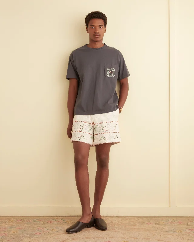 Men's Pants with Flat-Front DesignsGerber Border Shorts