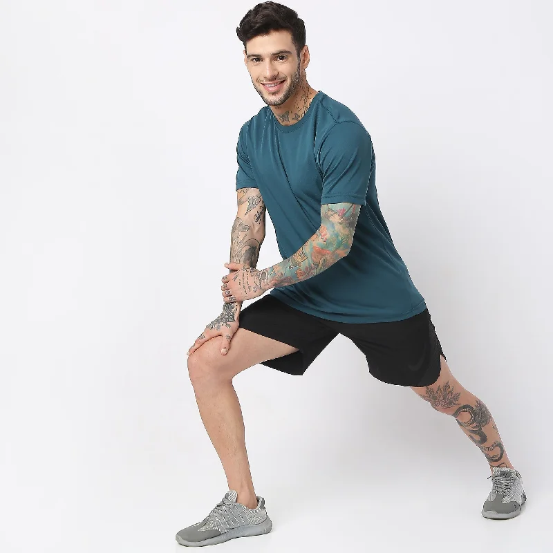 Men's Shirts with Antimicrobial TreatmentRegular Fit Solid AirDry ⓒ T-Shirt