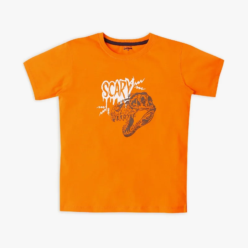 Men's Shirts with Chest PocketsBoy's Regular Fit Graphic T-Shirt