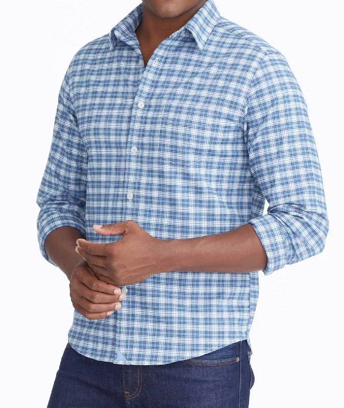 Men's Layering Shirts for Seasonal TransitionsWrinkle-Free Performance Flannel Dhais Shirt - FINAL SALE