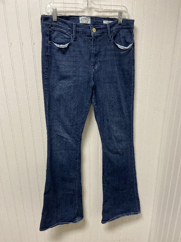 Men's Jeans with Elastic WaistbandsJeans Flared By Frame  Size: 12