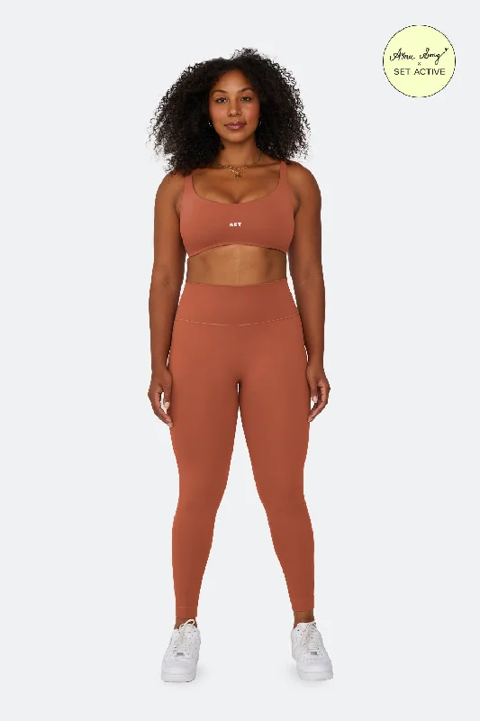 LUXFORM® LEGGINGS - TERRACOTTA