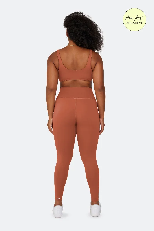 LUXFORM® LEGGINGS - TERRACOTTA