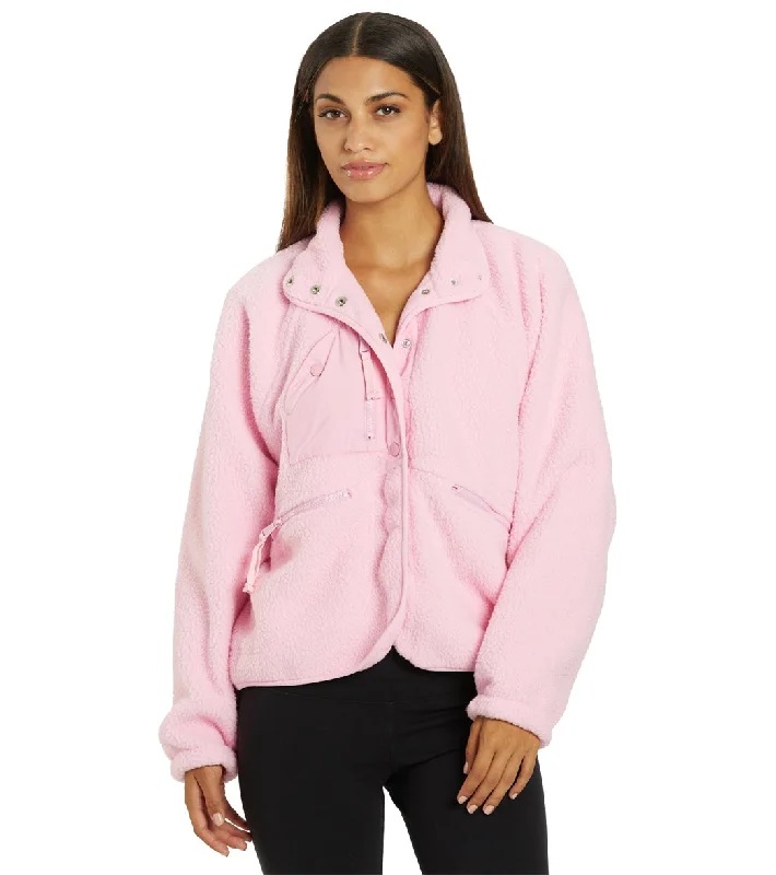 Free People Hit The Slopes Jacket Prism Pink