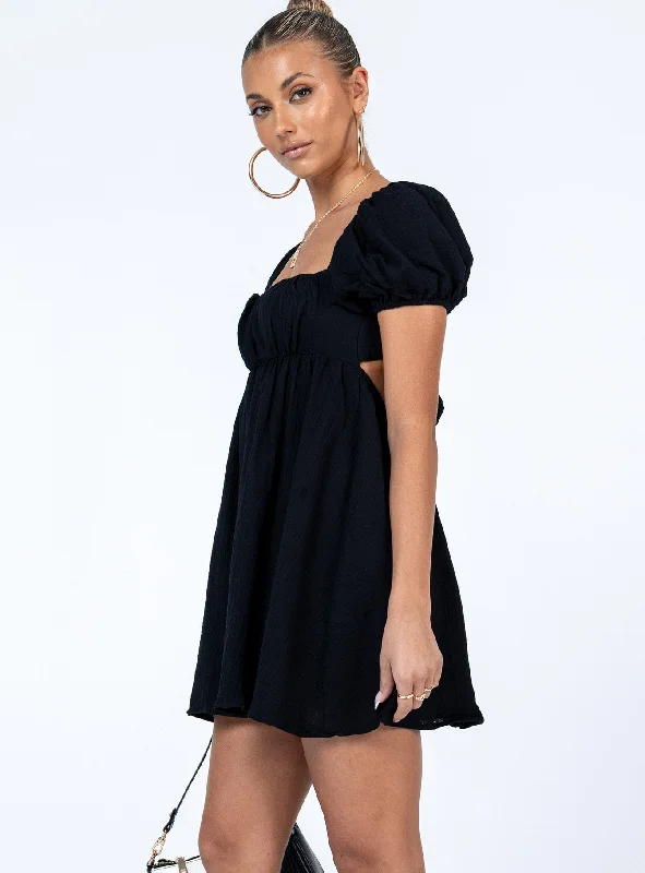 Let's Dance Mini Dress Black