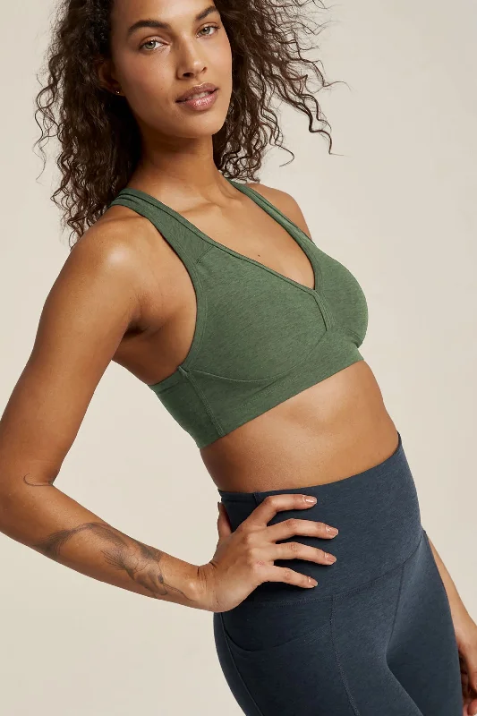 Lift Your Spirits Bra - Moss Green