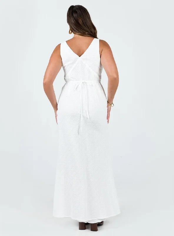 Nellie Maxi Dress White