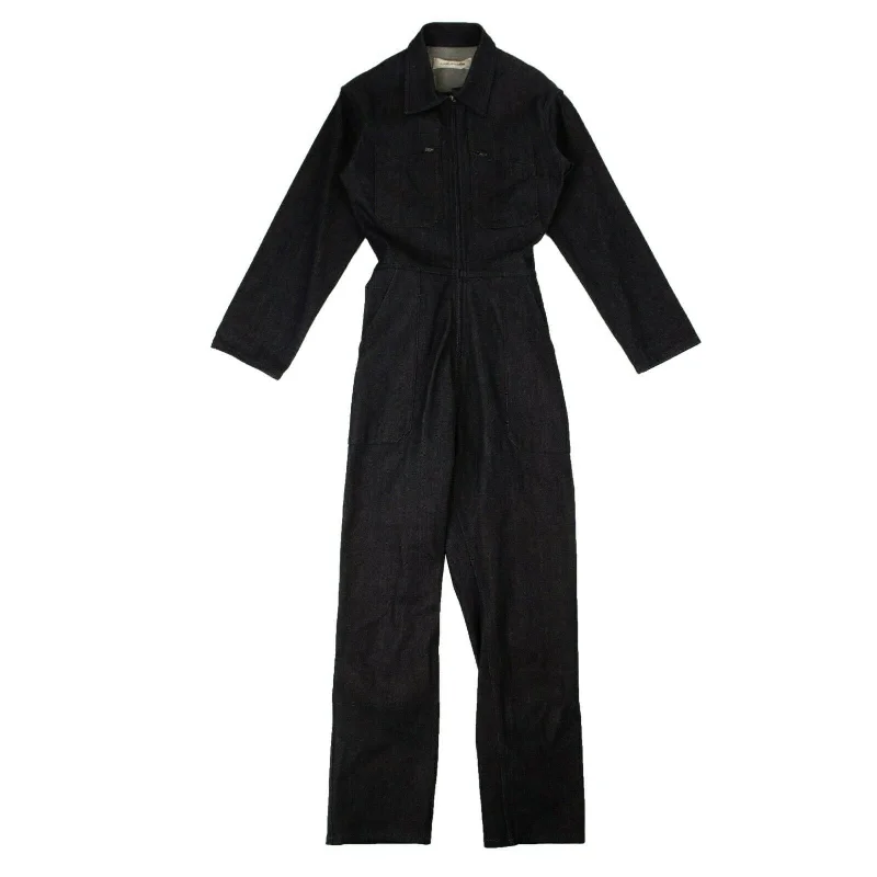 Dark Blue Denim Jumpsuit