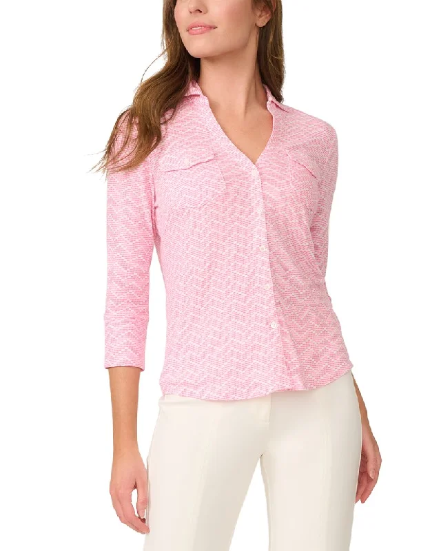 J.McLaughlin Brynn Linen-Blend Top