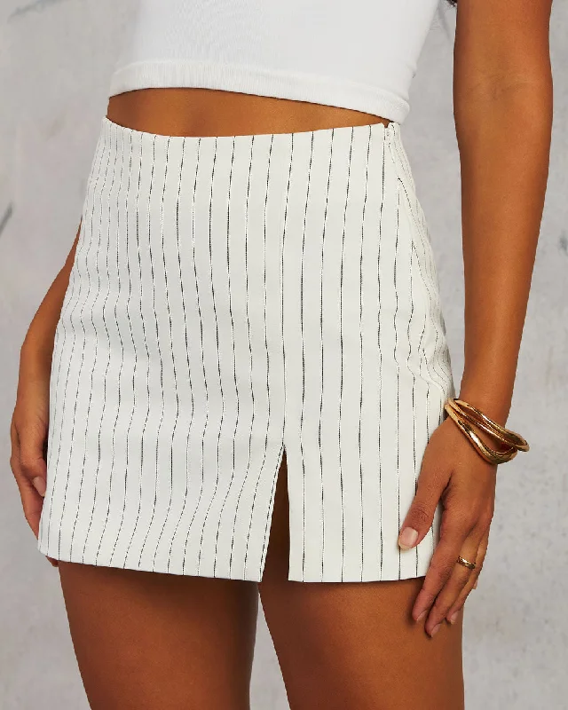 Walk The Line Mini Skort